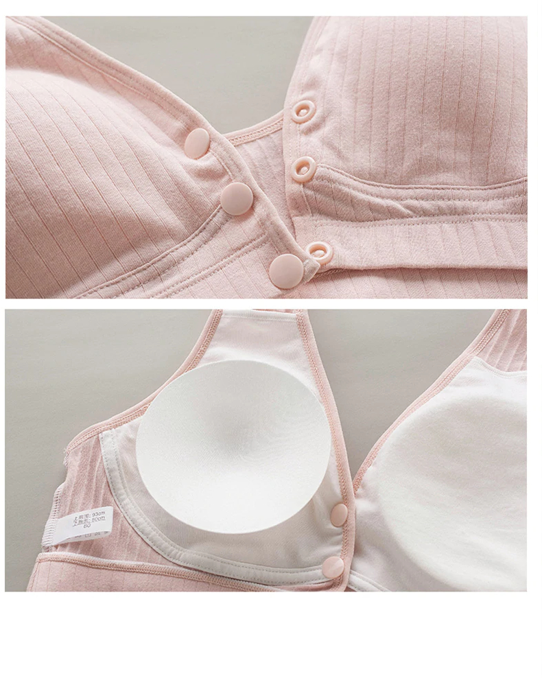 Breathable Cotton Breastfeeding Bra for Women