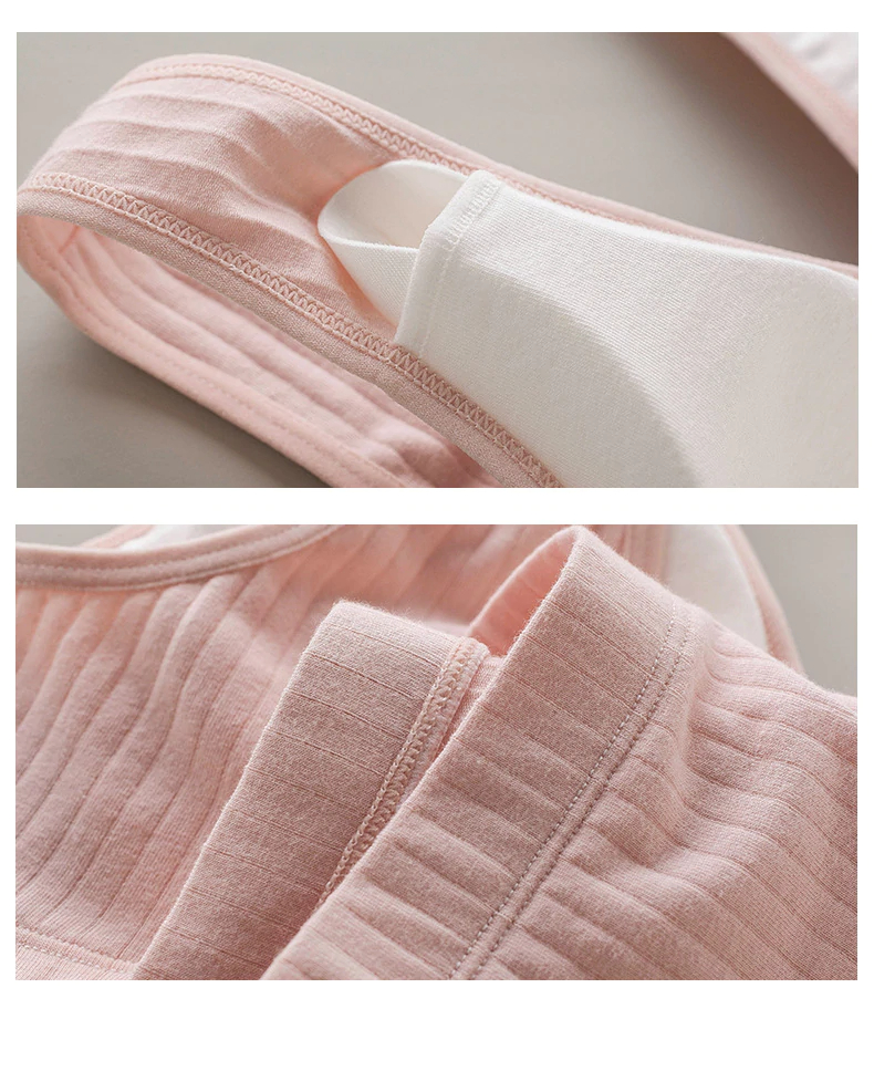 Breathable Cotton Breastfeeding Bra for Women