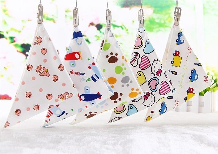 Babies Waterproof Triangle Cotton Bandana