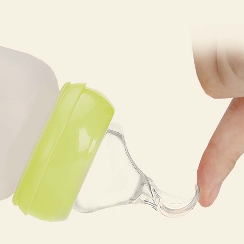 Spoon Style Silicone Baby Feeding Bottle