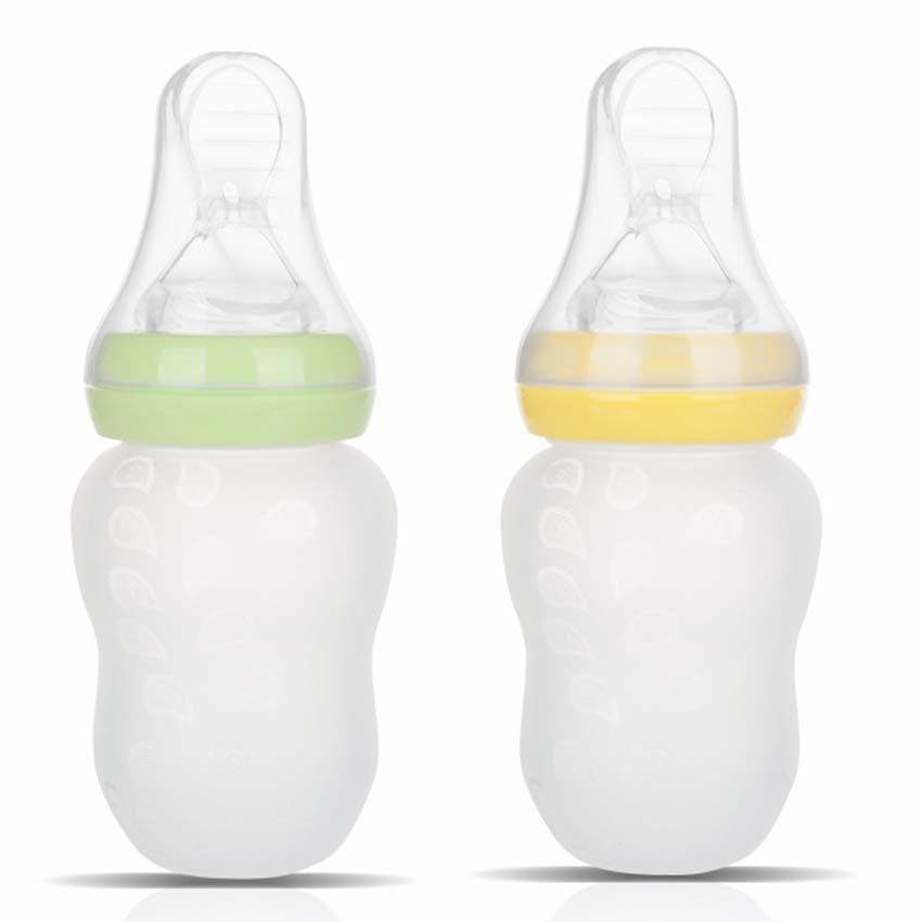 Spoon Style Silicone Baby Feeding Bottle