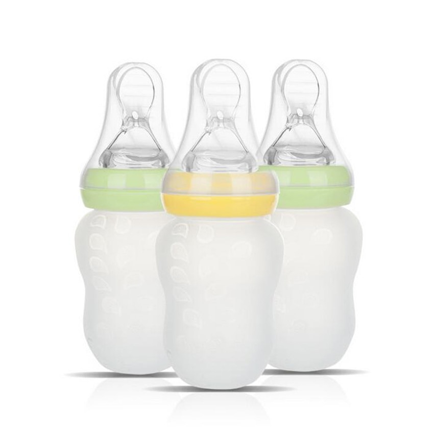 Spoon Style Silicone Baby Feeding Bottle
