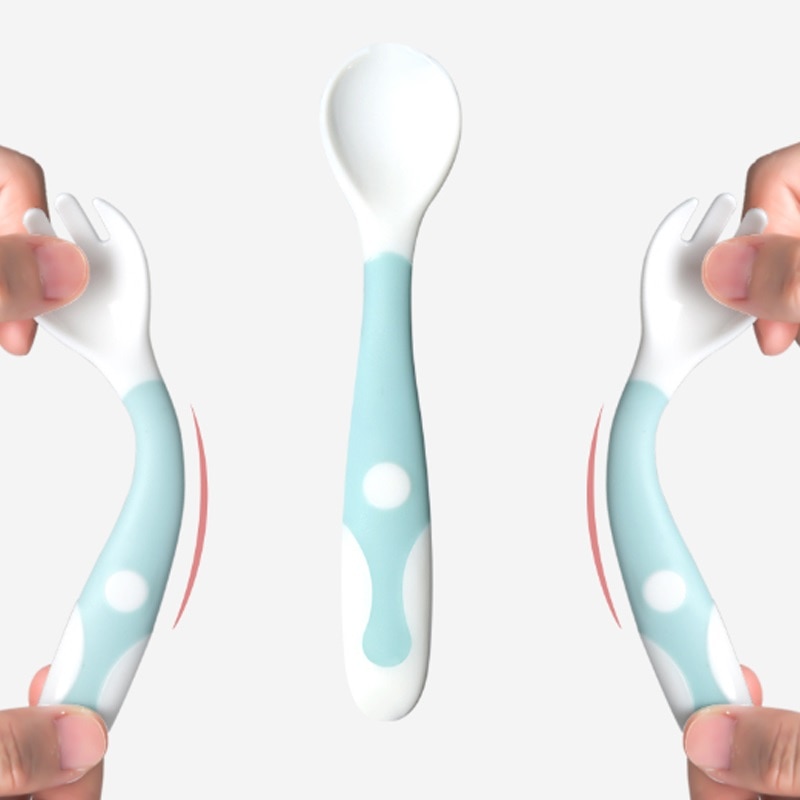 Bendable Baby Spoon and Fork Set
