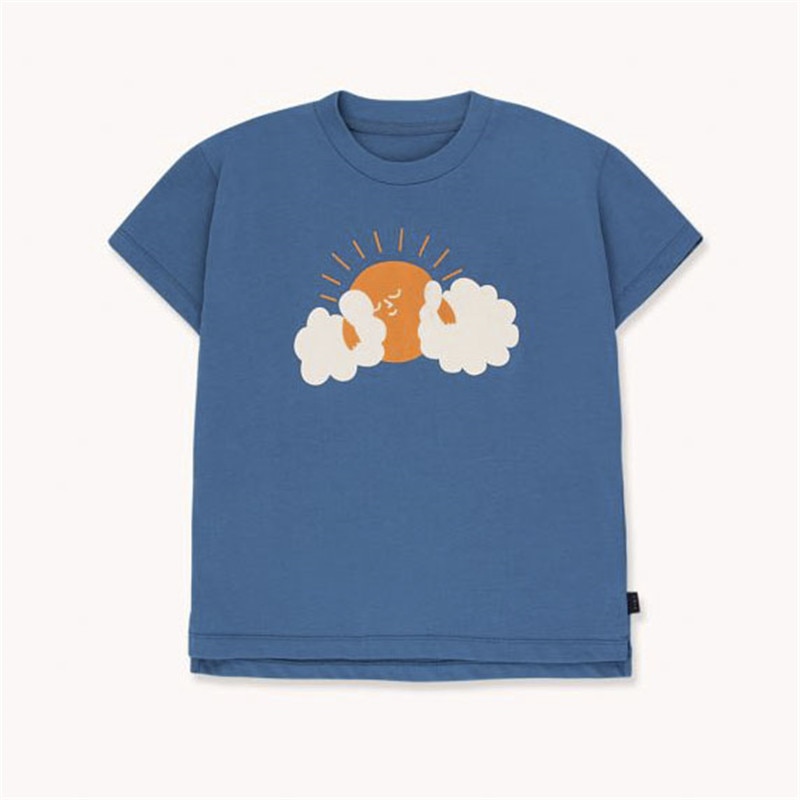 Animals Fruits Foods Printed O Neck Baby T-Shirt