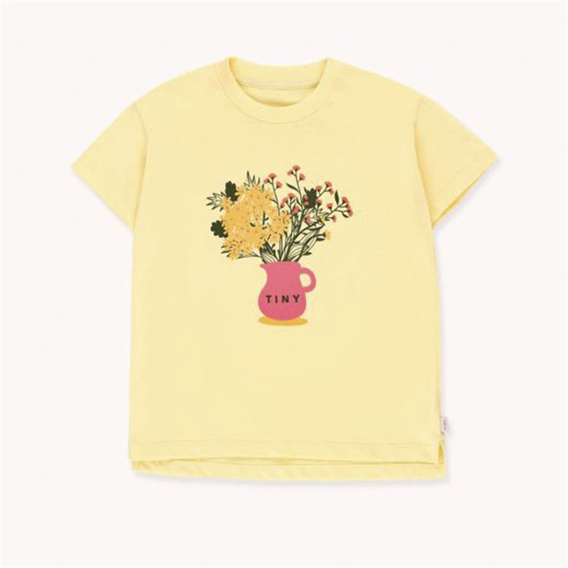 Animals Fruits Foods Printed O Neck Baby T-Shirt