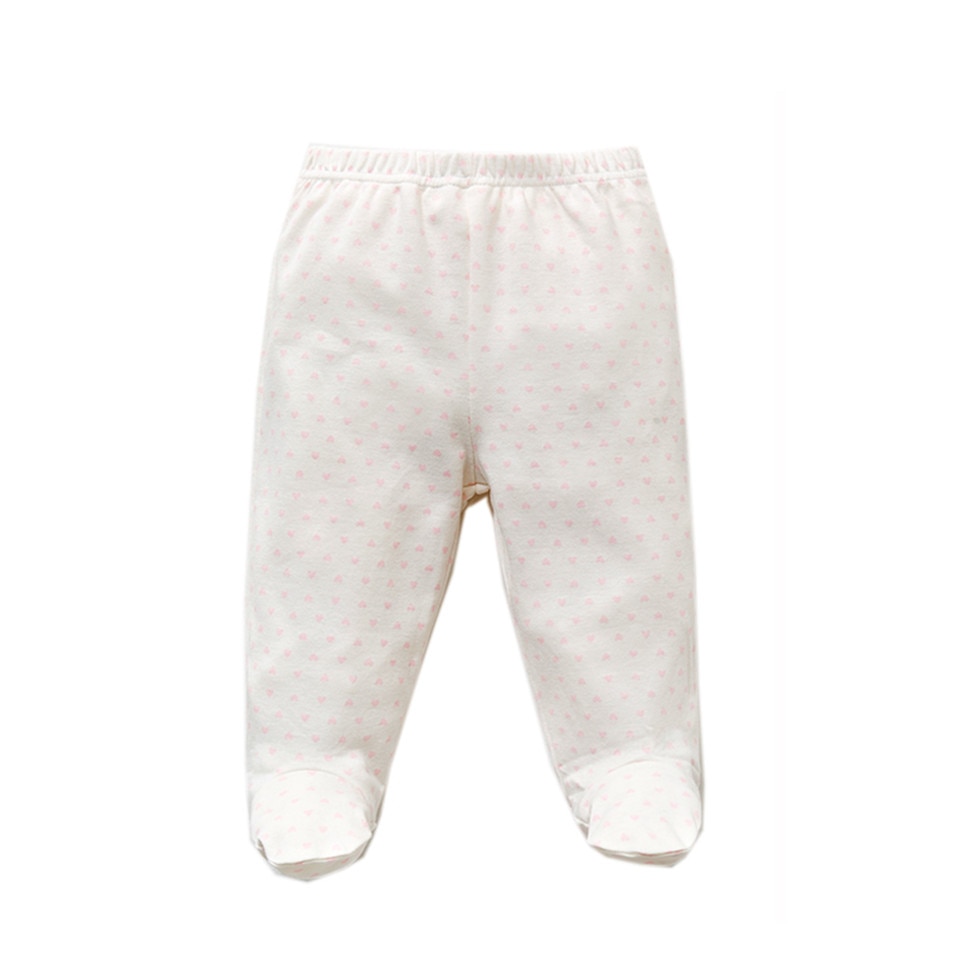 Baby's Cotton Pants with Elastic Waist 3 pcs Set