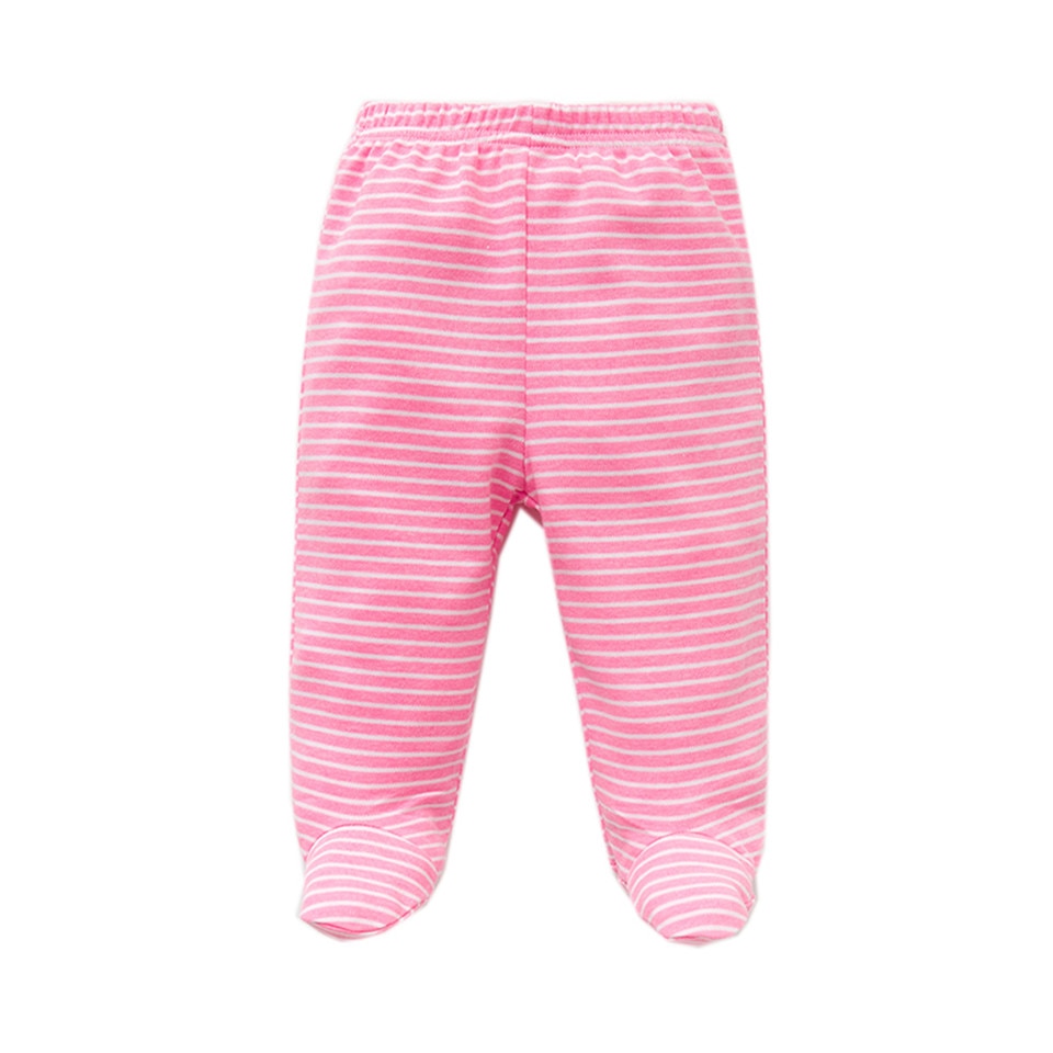Baby's Cotton Pants with Elastic Waist 3 pcs Set