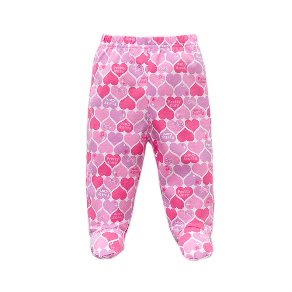 Baby's Cotton Pants with Elastic Waist 3 pcs Set