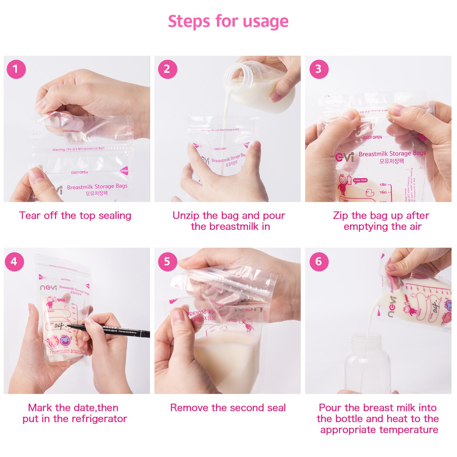 Mils Storage Bag Set 180 Pcs