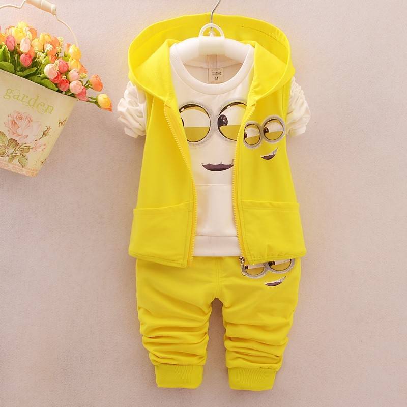 Minion Printed Clothing Set for Kids
