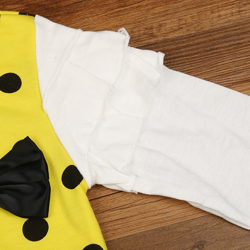 Girls Polka Dot Printed Dress