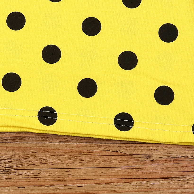 Girls Polka Dot Printed Dress
