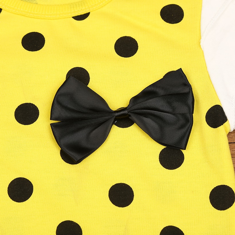 Girls Polka Dot Printed Dress