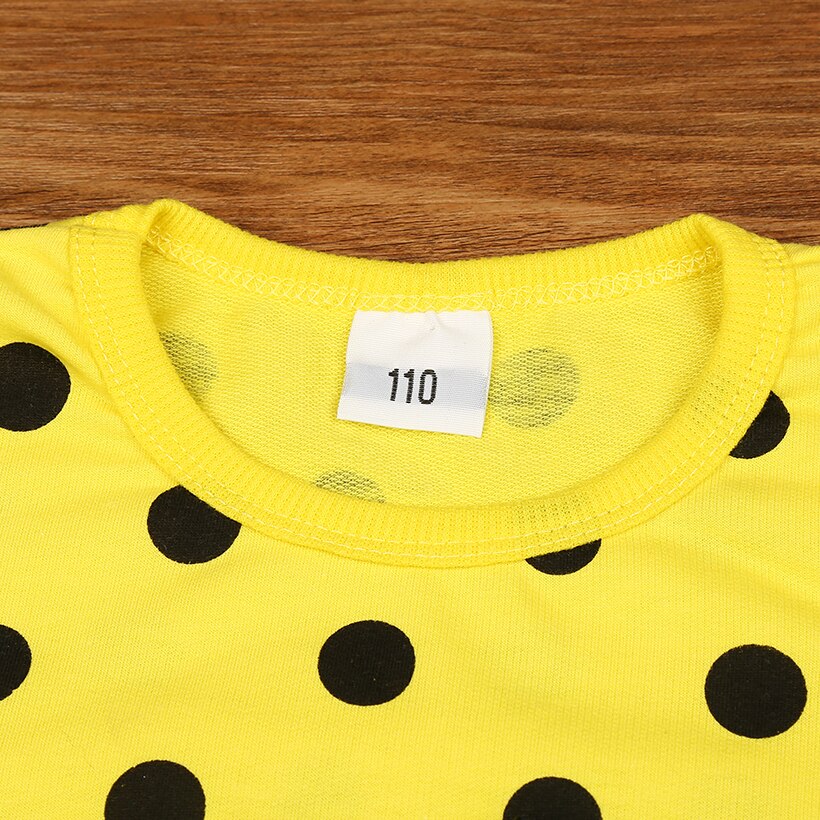 Girls Polka Dot Printed Dress