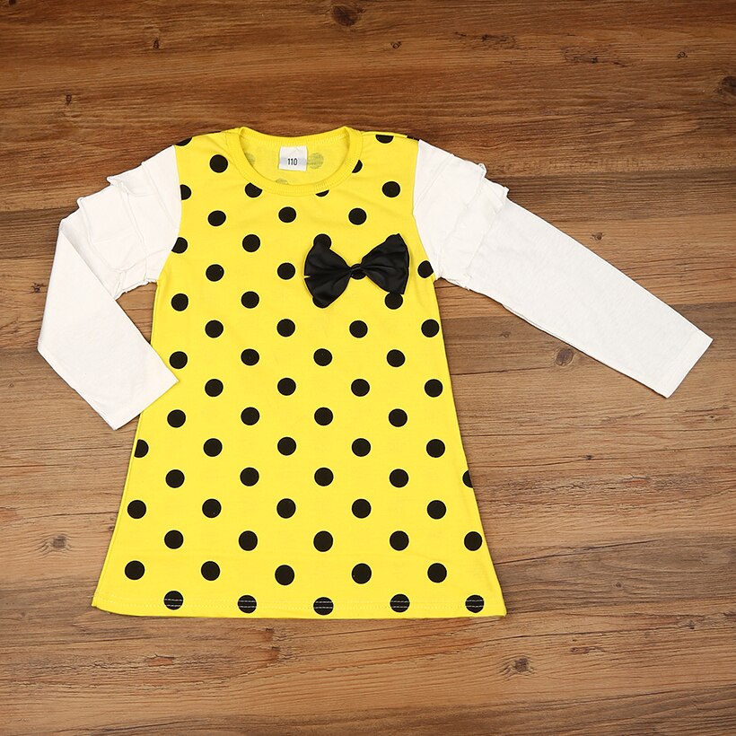 Girls Polka Dot Printed Dress