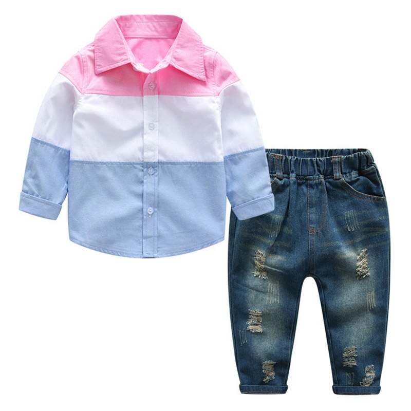Boys' Casual Summer and Autumn Clothing Set