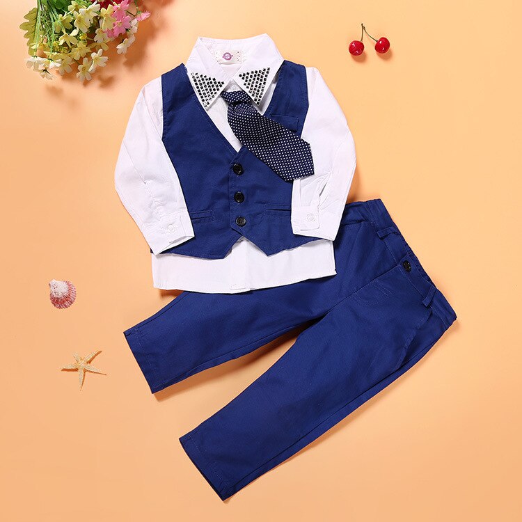 Boys' Casual Summer and Autumn Clothing Set