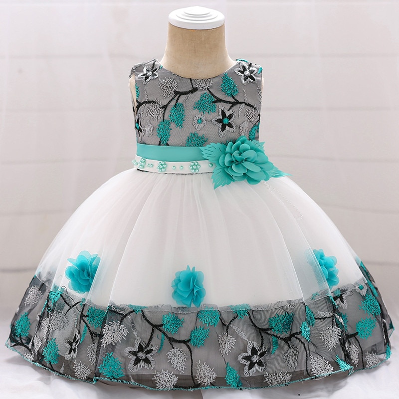 Baby Girl's Lace Patterned Party Dress