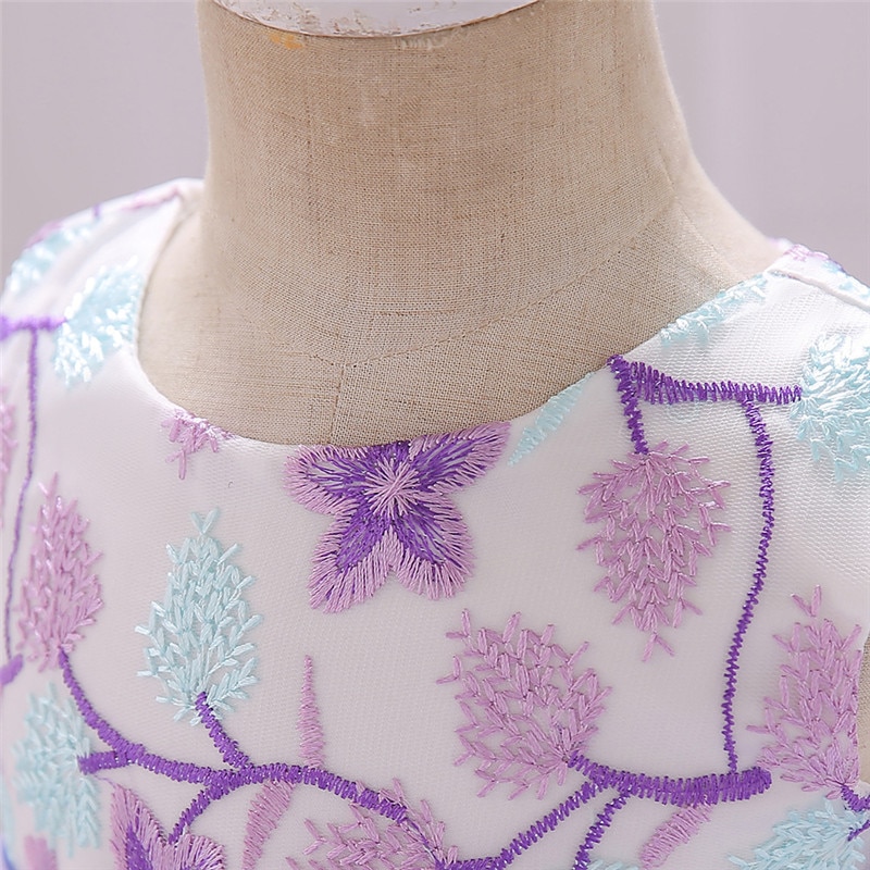 Baby Girl's Lace Patterned Party Dress