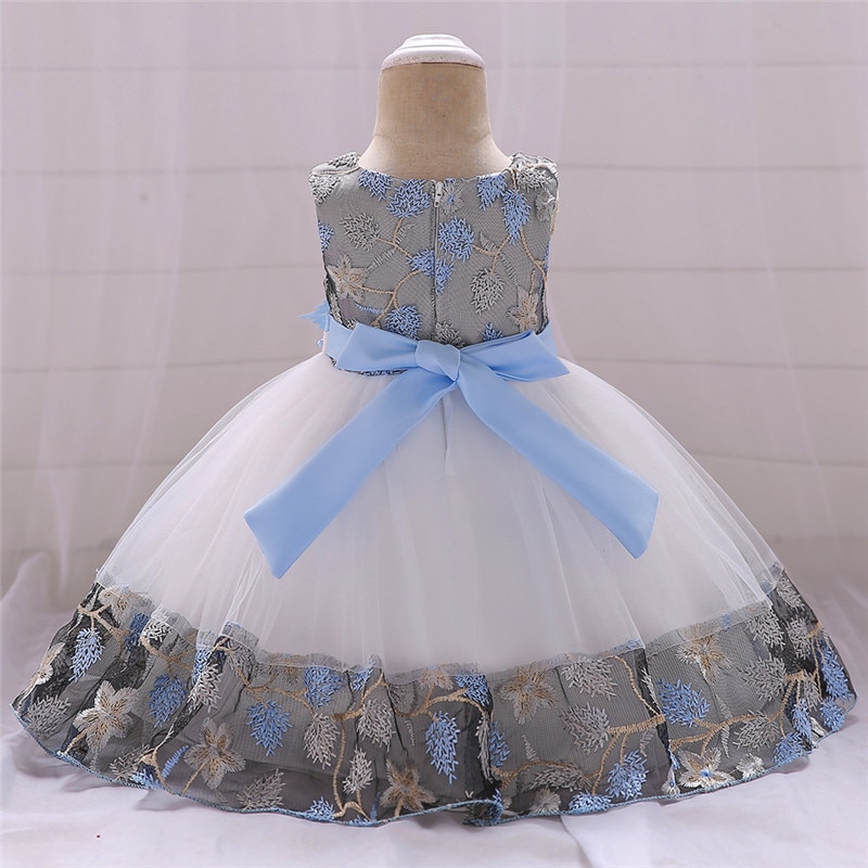 Baby Girl's Lace Patterned Party Dress