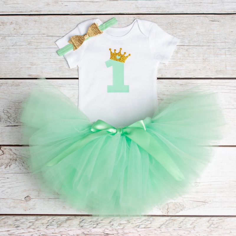 Baby Girl's First Birthday Dress