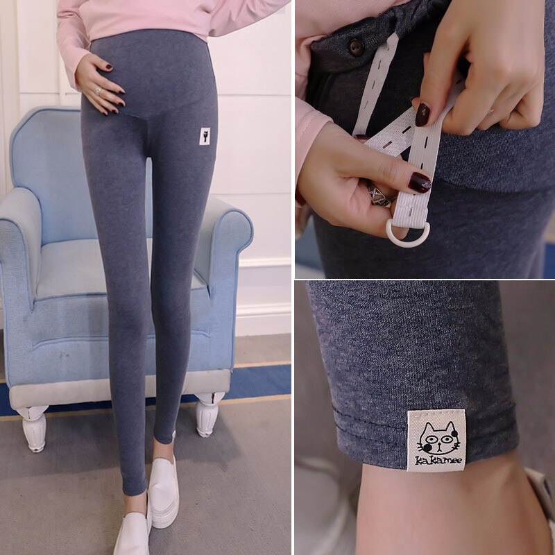 Maternity Leggings Adjustable Waist