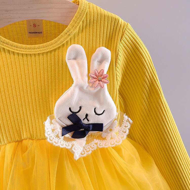Baby Girl's Cartoon Rabbit Dress