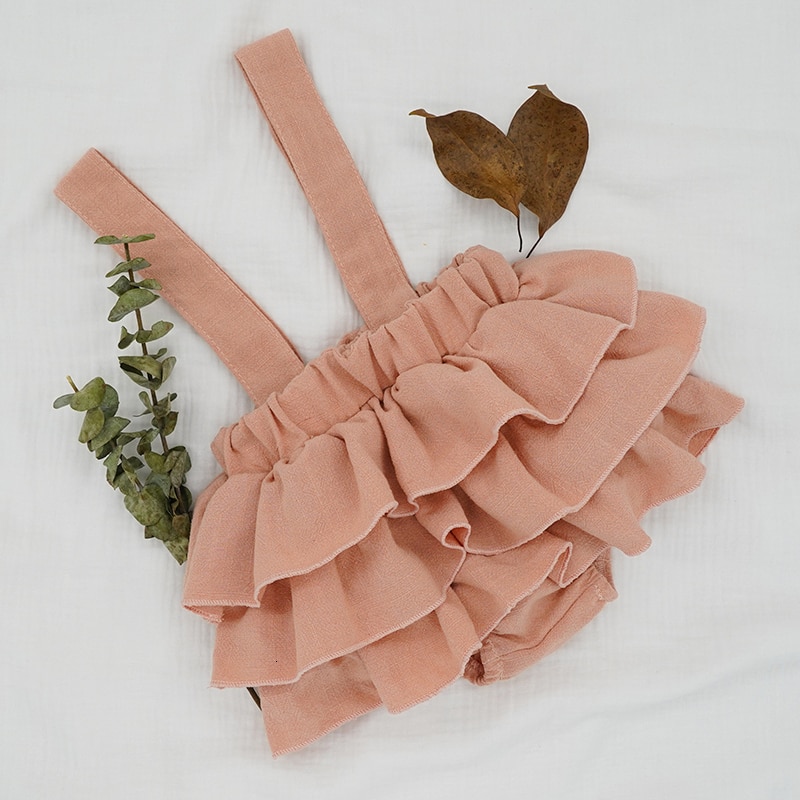 Baby Girl's Ruffle Skirt with Straps