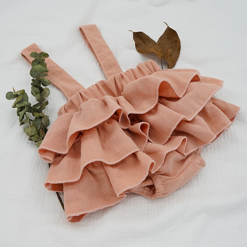 Baby Girl's Ruffle Skirt with Straps