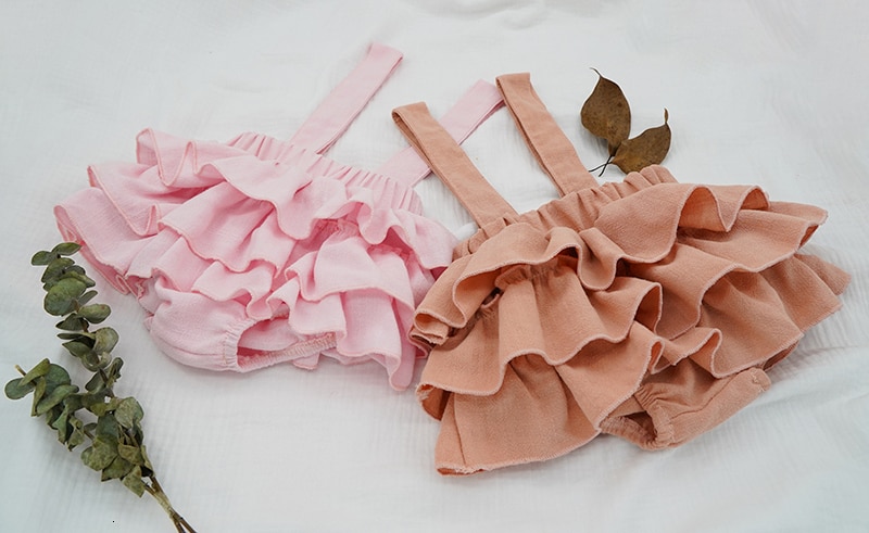Baby Girl's Ruffle Skirt with Straps