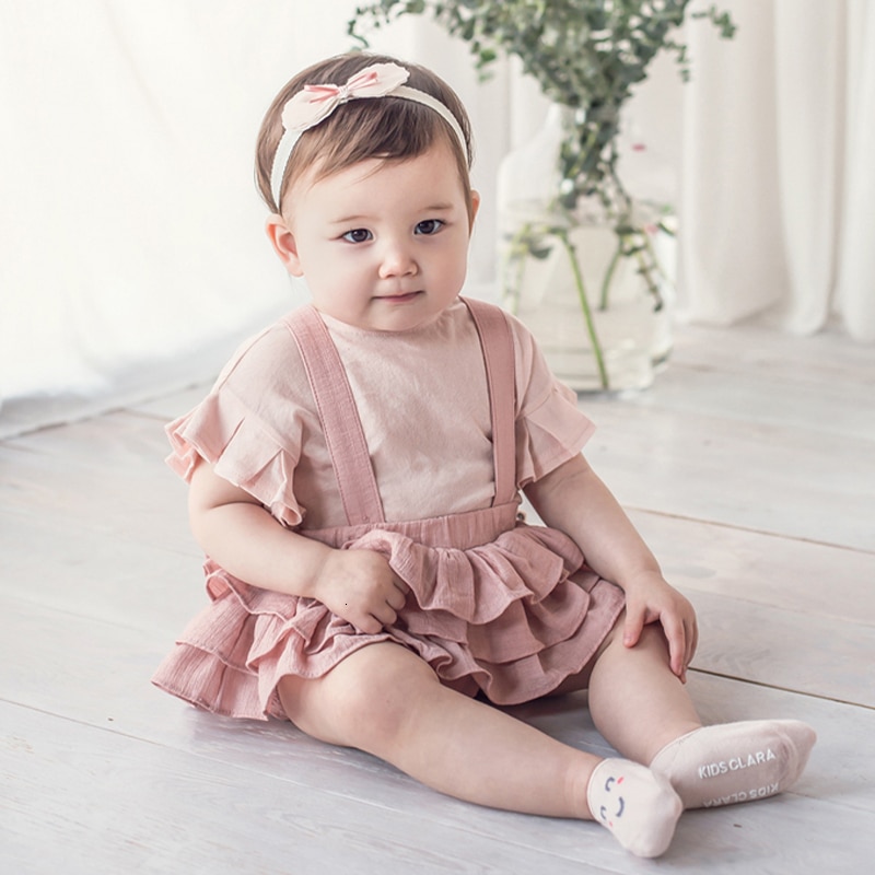 Baby Girl's Ruffle Skirt with Straps