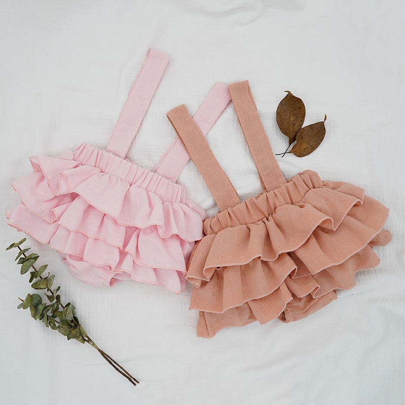 Baby Girl's Ruffle Skirt with Straps