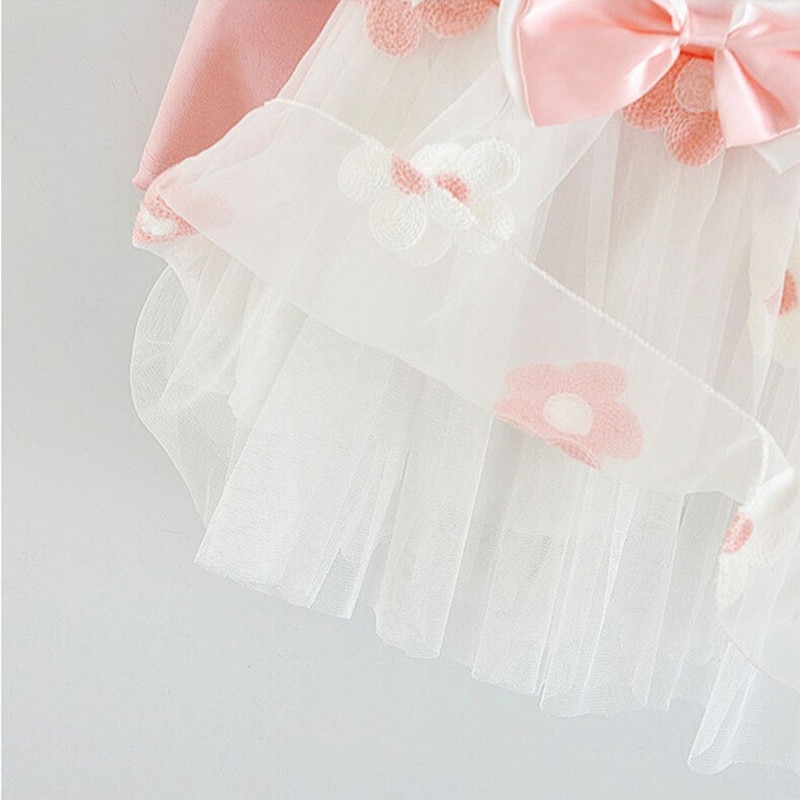 Floral Long Sleeved Baby Girl's Dress