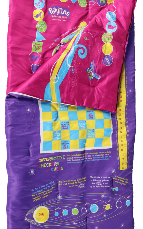 Playtime Reversible Slumber Bag. Over 35 Fun Interactive Games!