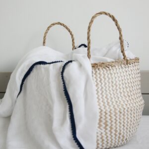 3 Pc Newborn Essential Set – Hooded Towel, Swaddle + Toy Rattle