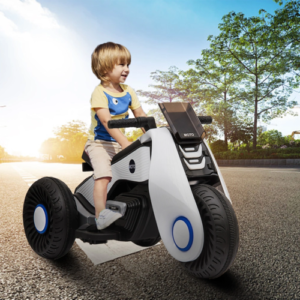 Children’s Electric Motorcycle 3 Wheels Double Drive With Music